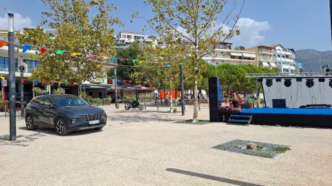 Seconda giornata Himara ValArt Fest con il Sindaco Vangjel Tavo e il regista Eno Milkani