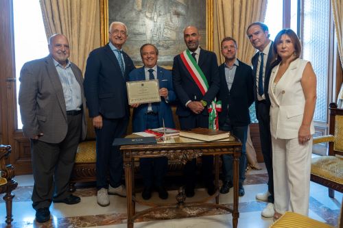 Sigillo della Diplomazia dei Sentimenti a Filippo Anelli con Vito Leccese