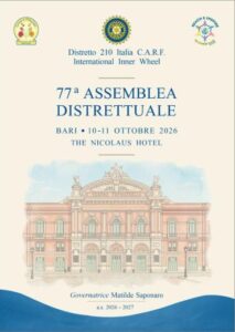 Assemblea Distrettuale Inner Wheel a Bari e valori della Diplomazia dei Sentimenti - - Diplomazia dei Sentimenti e Inner Wheel
